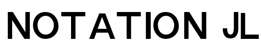 Notation JL