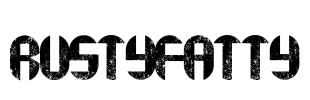 rustyfatty Font Image