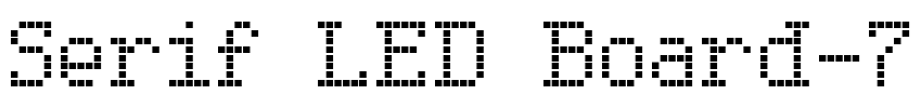 Serif LED Board-7