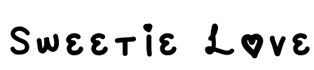 Sweetie Love Font Image