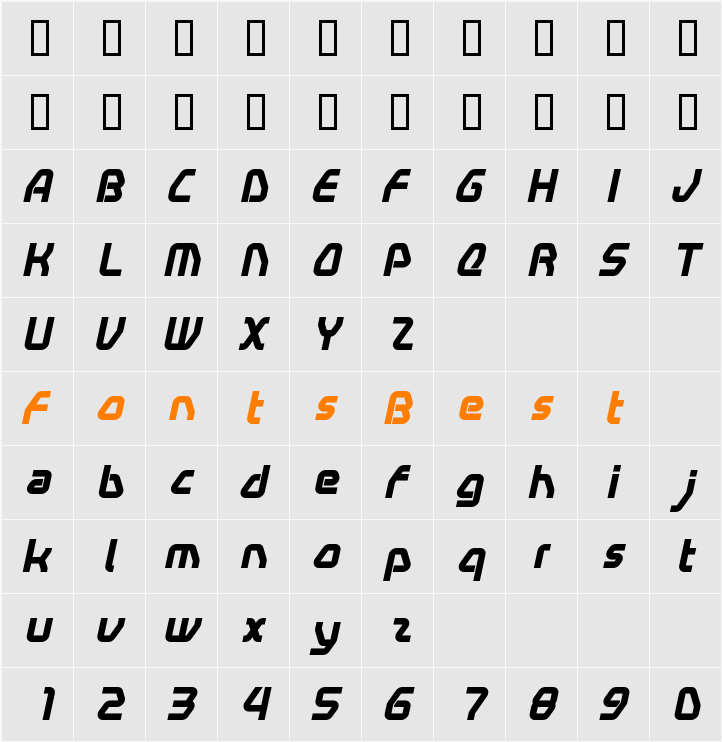 Swerve Character Map