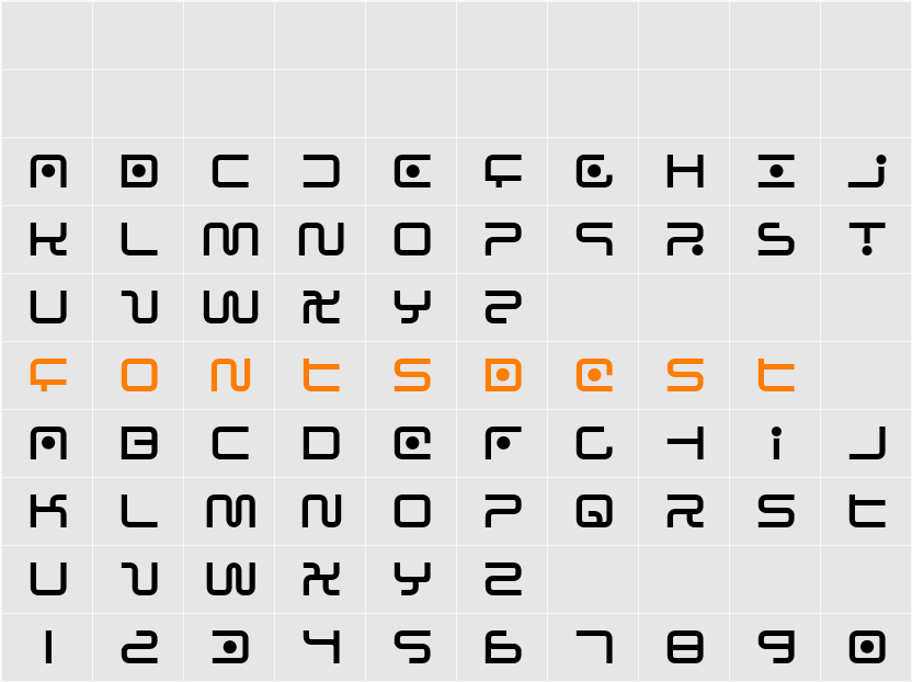 Sagan Character Map