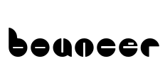 Bouncer Font Image