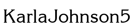 KarlaJohnson5 Font Image