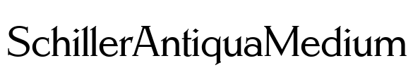 SchillerAntiquaMedium