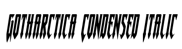 Gotharctica Condensed Italic