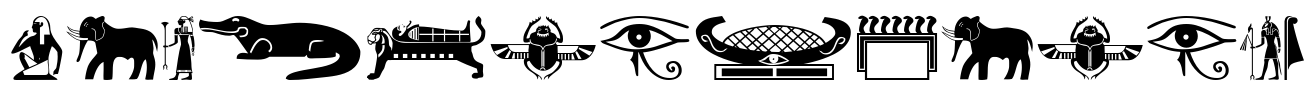 OldEgyptGlyphs