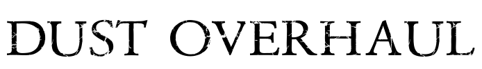 dust overhaul Font Image