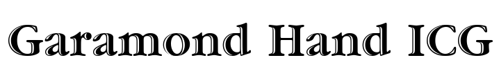 Garamond Hand ICG