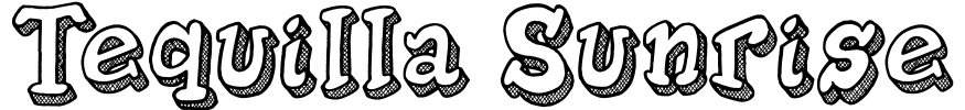 Tequilla Sunrise Font Image