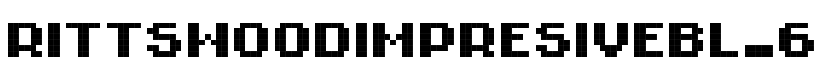 RittswoodImpresiveBl_6 Font Image