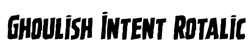 Ghoulish Intent Rotalic