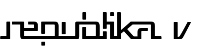 Republika V Font Image