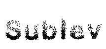 Sublev Font Image