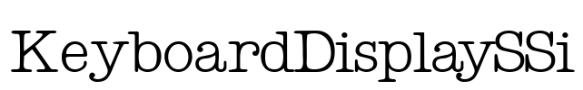 KeyboardDisplaySSi