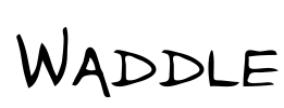 Waddle Font Image