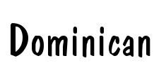 Dominican Font Image