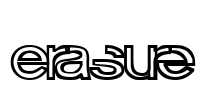 Erasure Font Image