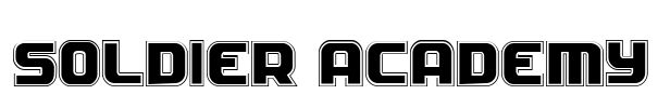 Soldier Academy Font Image