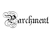 Parchment Font Image