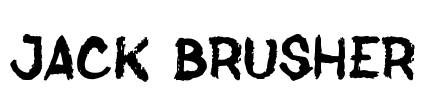 Jack Brusher Font Image