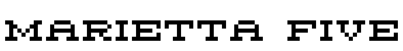 Marietta Five Font Image