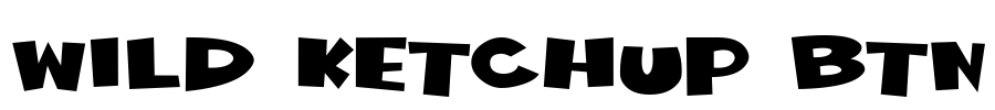 Wild Ketchup BTN Font Image