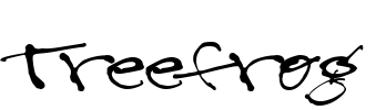 Treefrog Font Image
