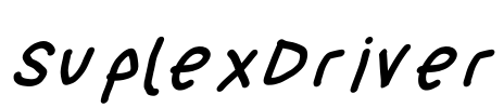 SuplexDriver Font Image