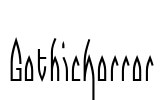 GothicHorror Font Image