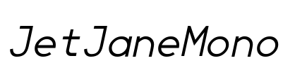 JetJaneMono Font Image