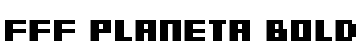 FFF Planeta Bold Font Image