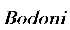 Bodoni Font Image