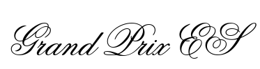 Grand Prix ES  Font Image