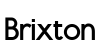 Brixton Font Image
