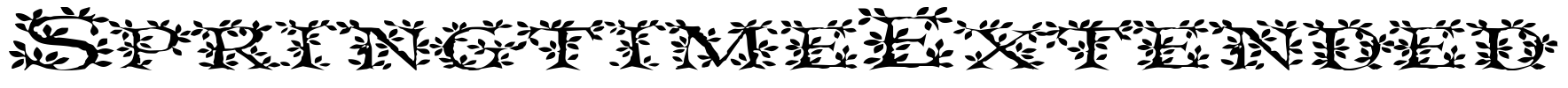 SpringtimeExtended Font Image