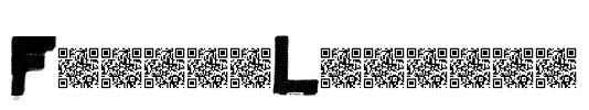 FridgeLetters Font Image
