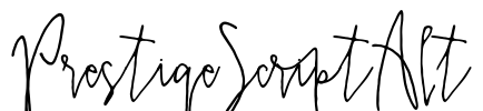 PrestigeScriptAlt Font Image
