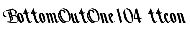 BottomOutOne104 ttcon