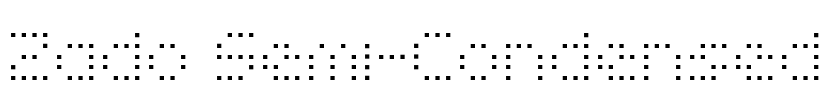 Zado Semi-Condensed