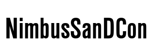 NimbusSanDCon Font Image