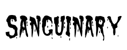 Sanguinary Font Image