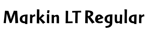 Markin LT Regular Font Image