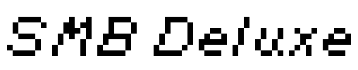 SMB Deluxe Font Image