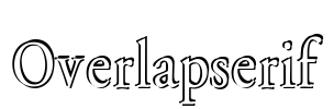 Overlapserif Font Image