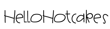 HelloHotcakes Font Image