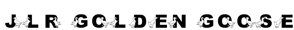 JLR Golden Goose Font Image
