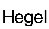 Hegel Font Image