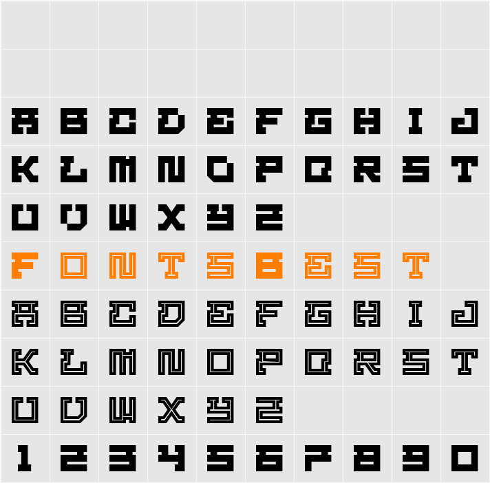 HOMIGOS Character Map