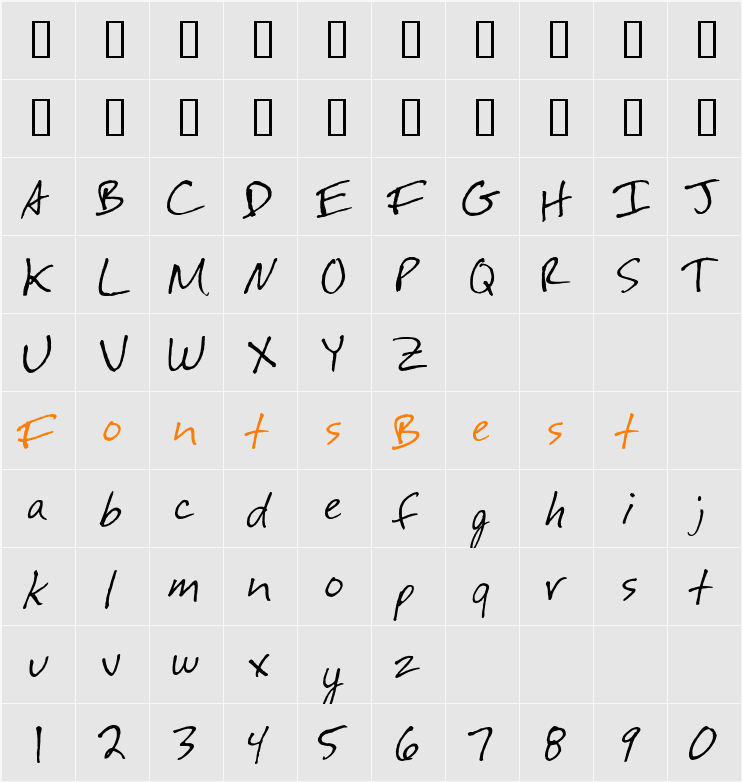 festus Character Map